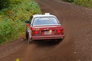 Dan Downey / Sammie Downey BMW 325is on SS6, Bob Lake II.