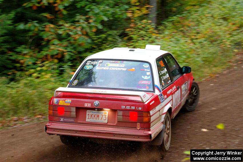 Dan Downey / Sammie Downey BMW 325is on SS6, Bob Lake II.