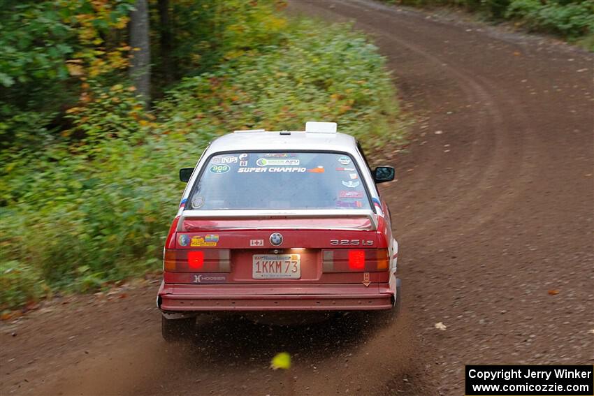 Dan Downey / Sammie Downey BMW 325is on SS6, Bob Lake II.