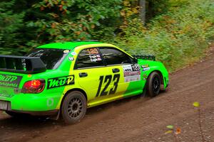 Mike Engle / Morgan Engle Subaru WRX STi on SS6, Bob Lake II.