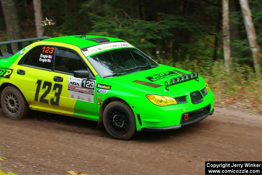 Mike Engle / Morgan Engle Subaru WRX STi on SS6, Bob Lake II.