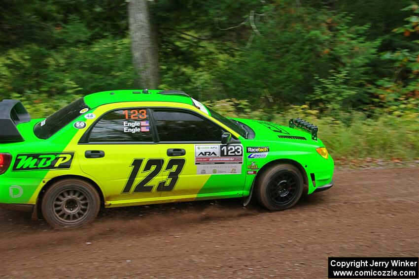 Mike Engle / Morgan Engle Subaru WRX STi on SS6, Bob Lake II.