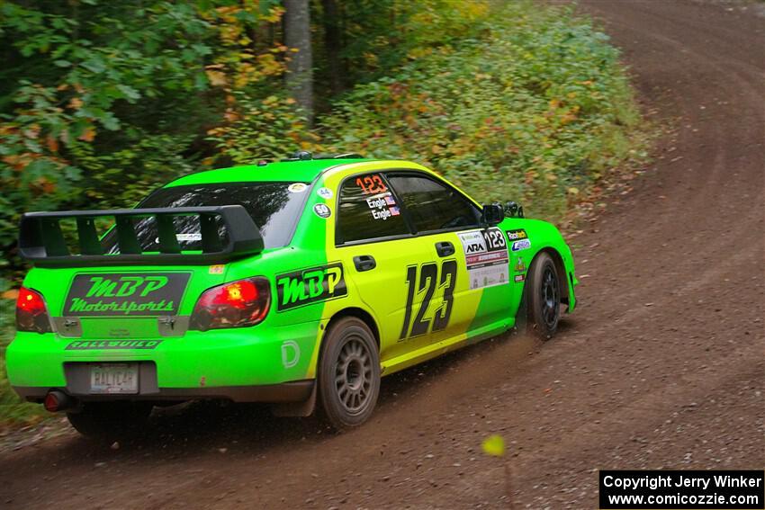 Mike Engle / Morgan Engle Subaru WRX STi on SS6, Bob Lake II.