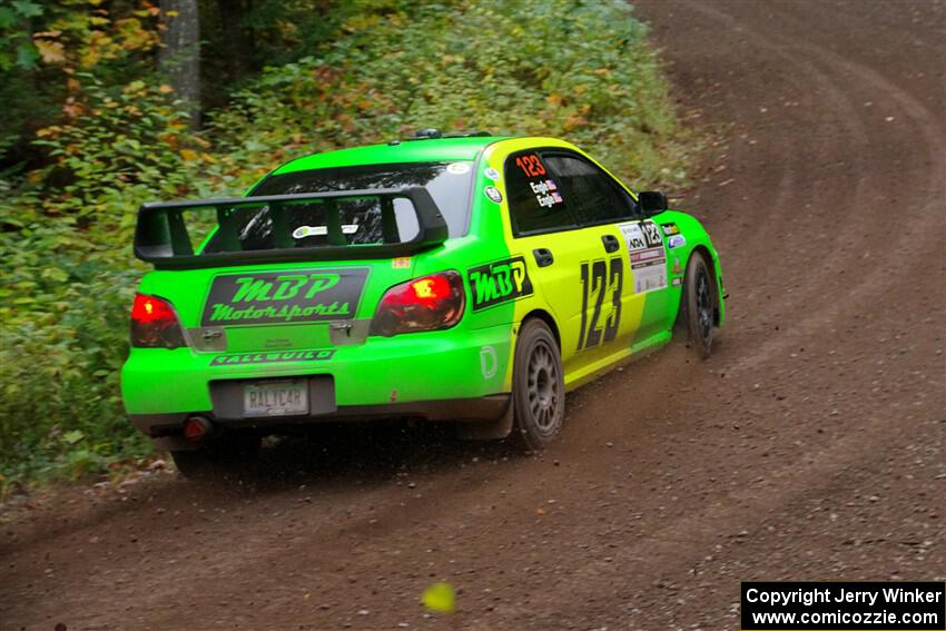 Mike Engle / Morgan Engle Subaru WRX STi on SS6, Bob Lake II.