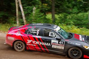 Chris Sladek / John Sharps Acura Integra on SS6, Bob Lake II.