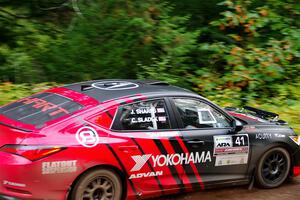 Chris Sladek / John Sharps Acura Integra on SS6, Bob Lake II.