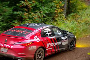 Chris Sladek / John Sharps Acura Integra on SS6, Bob Lake II.