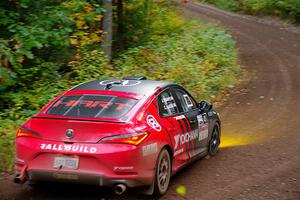 Chris Sladek / John Sharps Acura Integra on SS6, Bob Lake II.