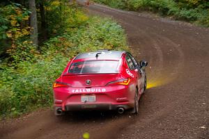 Chris Sladek / John Sharps Acura Integra on SS6, Bob Lake II.