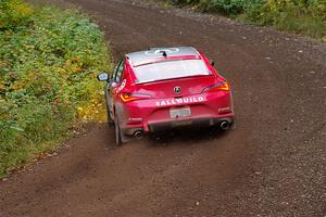 Chris Sladek / John Sharps Acura Integra on SS6, Bob Lake II.