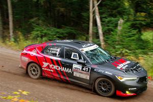 Chris Sladek / John Sharps Acura Integra on SS6, Bob Lake II.