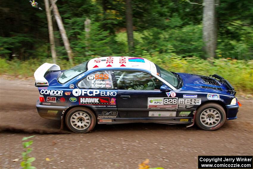 Ryan George / Heather Stieber-George BMW M3 on SS6, Bob Lake II.