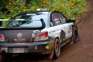 John Farrow / Michael Farrow Subaru WRX on SS6, Bob Lake II.