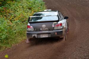 John Farrow / Michael Farrow Subaru WRX on SS6, Bob Lake II.