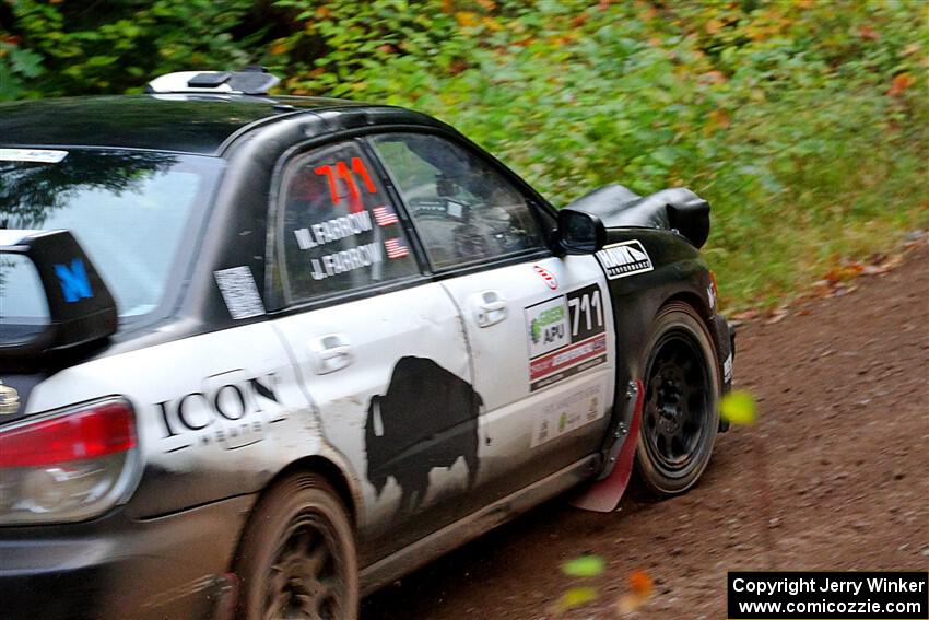 John Farrow / Michael Farrow Subaru WRX on SS6, Bob Lake II.