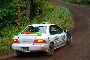 Jordon Haberer / Drew Staples Subaru Impreza on SS6, Bob Lake II.