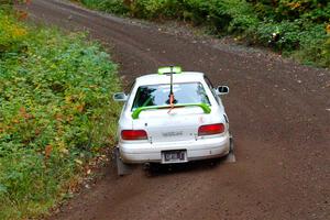 Jordon Haberer / Drew Staples Subaru Impreza on SS6, Bob Lake II.