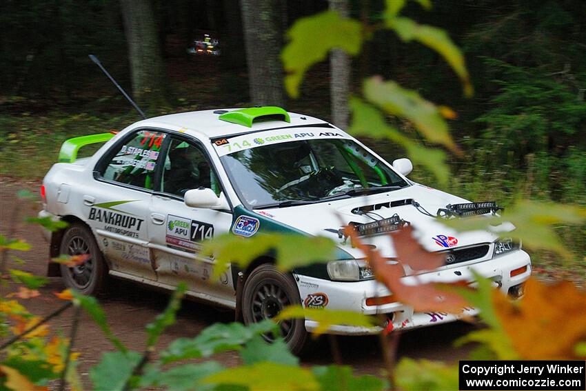 Jordon Haberer / Drew Staples Subaru Impreza on SS6, Bob Lake II.