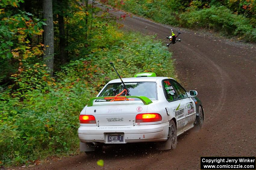 Jordon Haberer / Drew Staples Subaru Impreza on SS6, Bob Lake II.