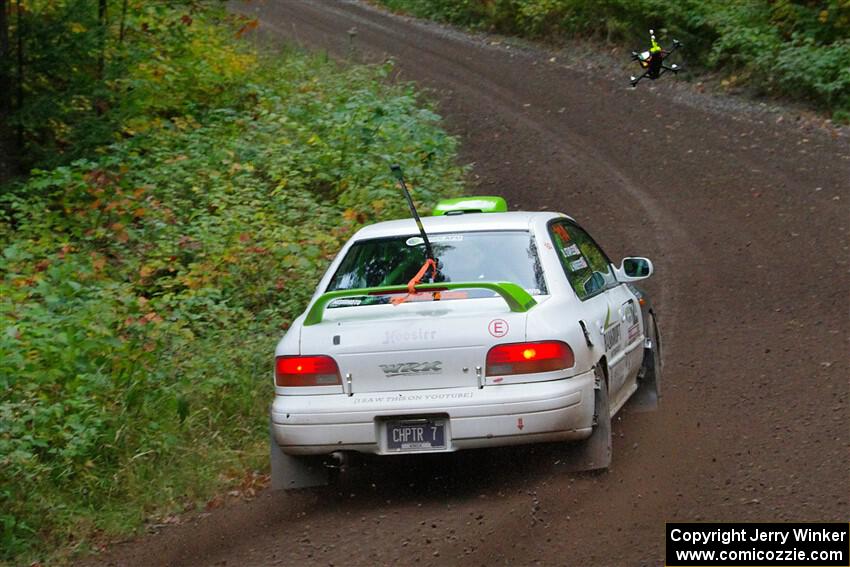 Jordon Haberer / Drew Staples Subaru Impreza on SS6, Bob Lake II.