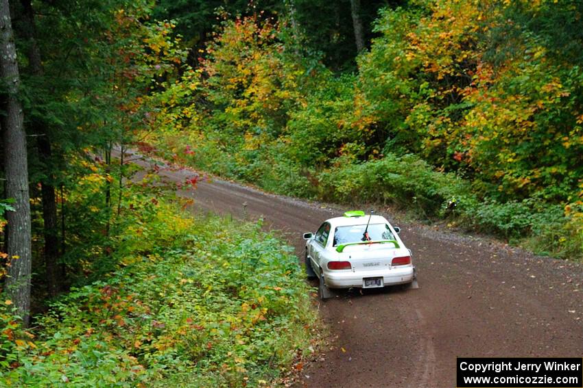 Jordon Haberer / Drew Staples Subaru Impreza on SS6, Bob Lake II.