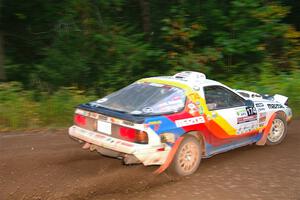 Kevin Schmidt / Kyle Roberts Mazda RX-7 on SS6, Bob Lake II.