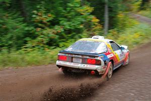 Kevin Schmidt / Kyle Roberts Mazda RX-7 on SS6, Bob Lake II.