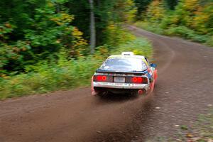 Kevin Schmidt / Kyle Roberts Mazda RX-7 on SS6, Bob Lake II.