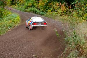 Kevin Schmidt / Kyle Roberts Mazda RX-7 on SS6, Bob Lake II.