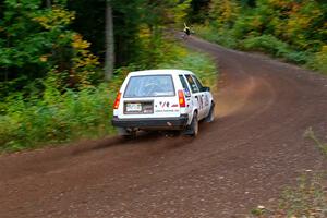 Steven Olona / Lauren Olona Toyota Tercel RWD on SS6, Bob Lake II.