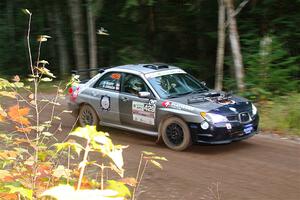 Scott Crouch / Ryan Scott Subaru WRX on SS6, Bob Lake II.