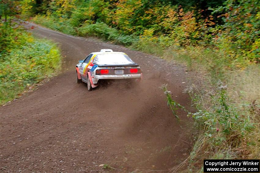 Kevin Schmidt / Kyle Roberts Mazda RX-7 on SS6, Bob Lake II.