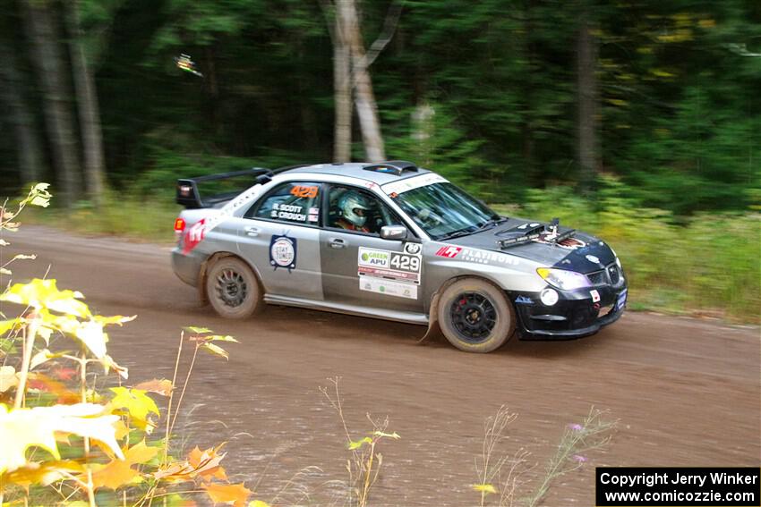 Scott Crouch / Ryan Scott Subaru WRX on SS6, Bob Lake II.