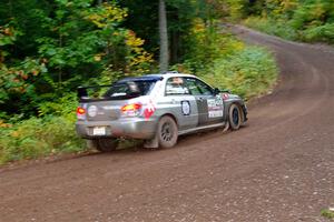 Scott Crouch / Ryan Scott Subaru WRX on SS6, Bob Lake II.