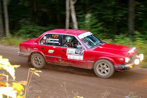 Levi Johnson / Griffin Johnson BMW 325e on SS6, Bob Lake II.