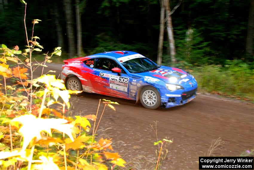 Santiago Iglesias / R.J. Kassel Subaru BRZ on SS6, Bob Lake II.