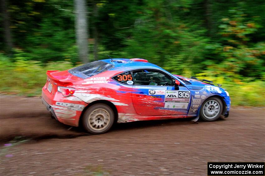 Santiago Iglesias / R.J. Kassel Subaru BRZ on SS6, Bob Lake II.