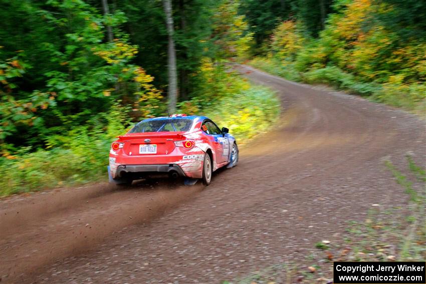 Santiago Iglesias / R.J. Kassel Subaru BRZ on SS6, Bob Lake II.