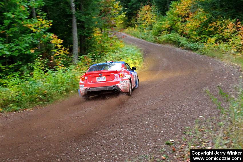 Santiago Iglesias / R.J. Kassel Subaru BRZ on SS6, Bob Lake II.