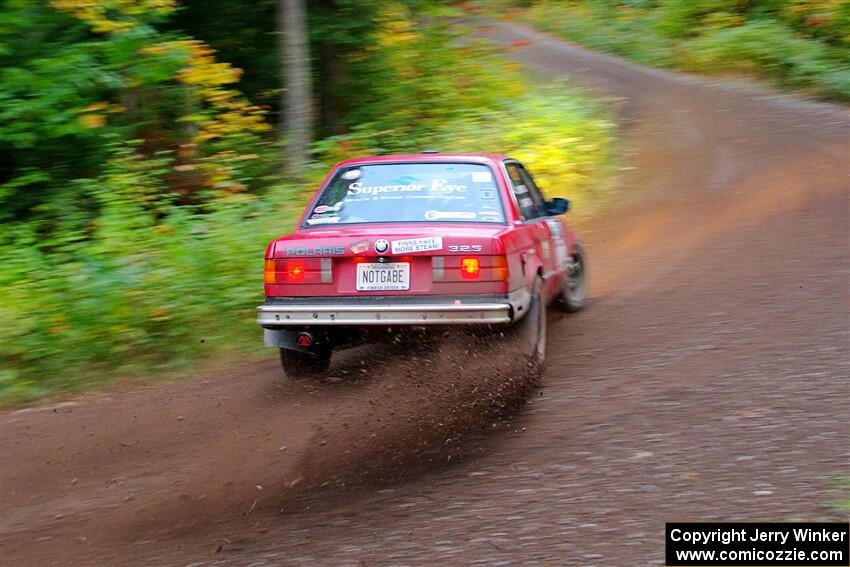 Levi Johnson / Griffin Johnson BMW 325e on SS6, Bob Lake II.