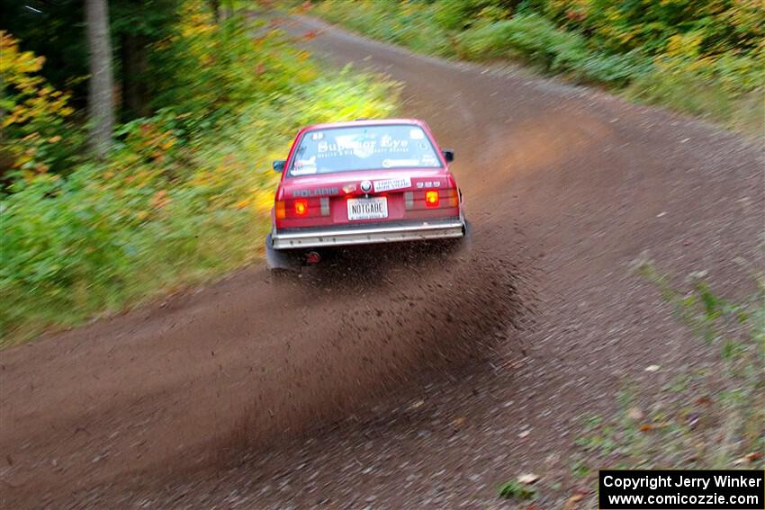 Levi Johnson / Griffin Johnson BMW 325e on SS6, Bob Lake II.