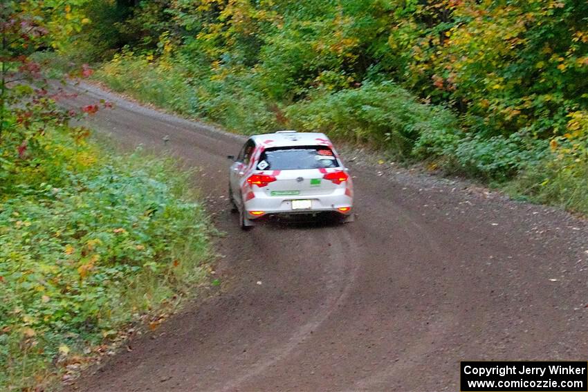 Steve Bis / Kelly Keefe VW Golf R on SS6, Bob Lake II.