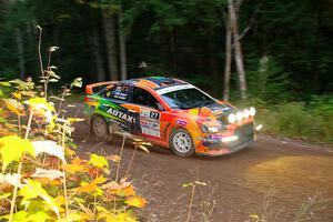 Sumit Panjabi / Michelle Rogers Mitsubishi Lancer Evo X on SS6, Bob Lake II.