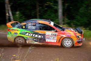 Sumit Panjabi / Michelle Rogers Mitsubishi Lancer Evo X on SS6, Bob Lake II.