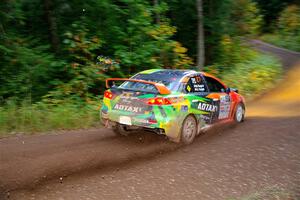 Sumit Panjabi / Michelle Rogers Mitsubishi Lancer Evo X on SS6, Bob Lake II.