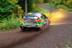 Sumit Panjabi / Michelle Rogers Mitsubishi Lancer Evo X on SS6, Bob Lake II.