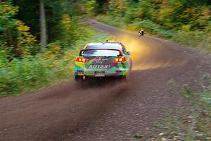 Sumit Panjabi / Michelle Rogers Mitsubishi Lancer Evo X on SS6, Bob Lake II.