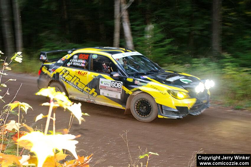 Colin Schulz / Jake Carlson Subaru WRX STi on SS6, Bob Lake II.