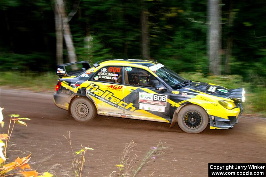 Colin Schulz / Jake Carlson Subaru WRX STi on SS6, Bob Lake II.