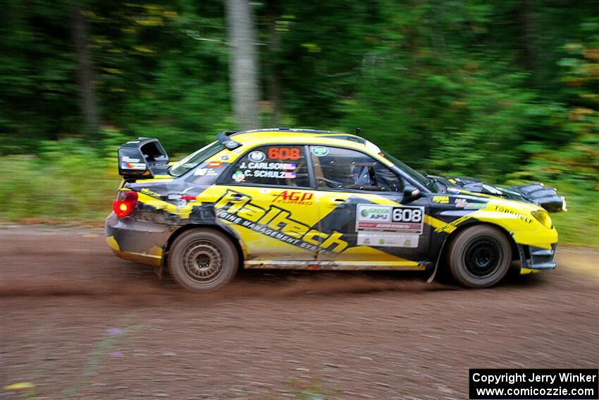 Colin Schulz / Jake Carlson Subaru WRX STi on SS6, Bob Lake II.